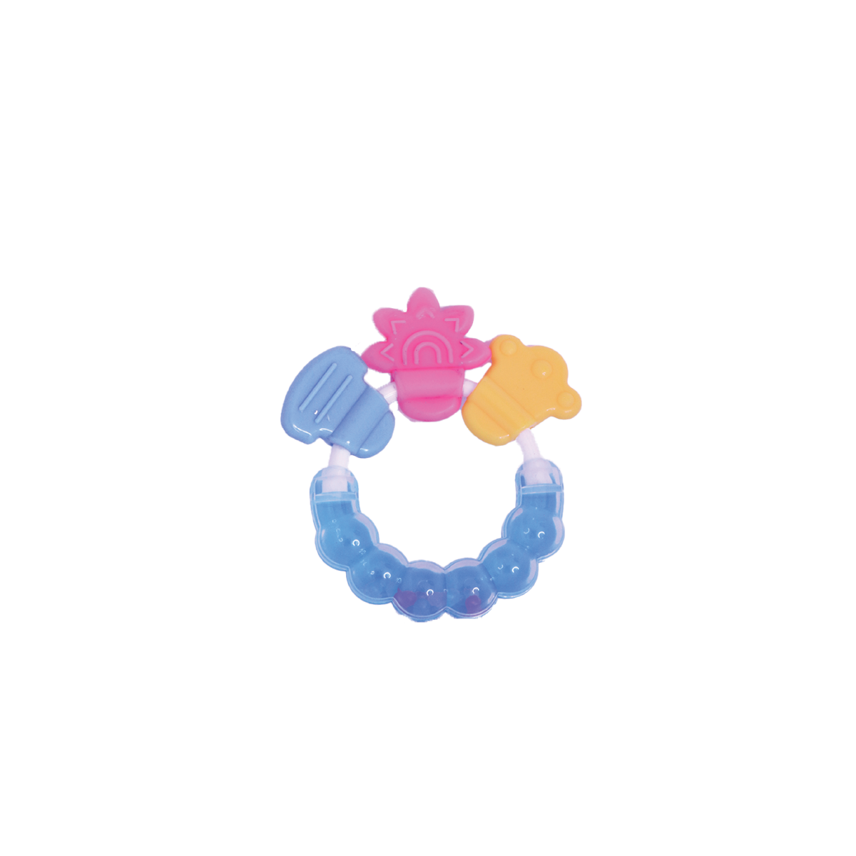 TEETHER WITH RATTLE