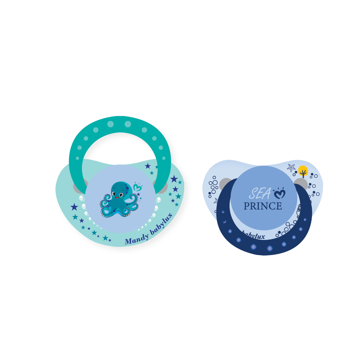 SILICONE PACIFIER WITH COVERS