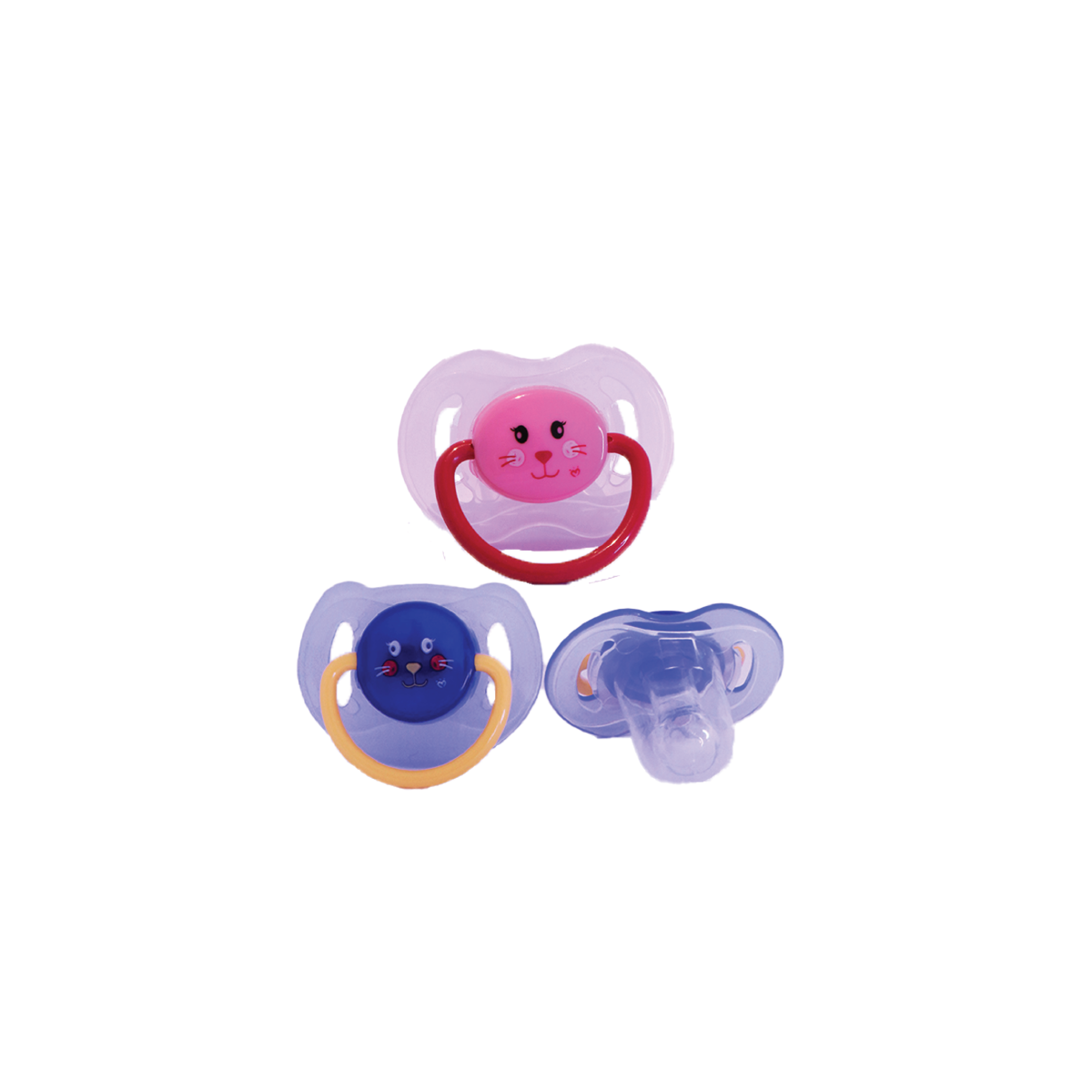 SILICONE PACIFIER WITH COVERS