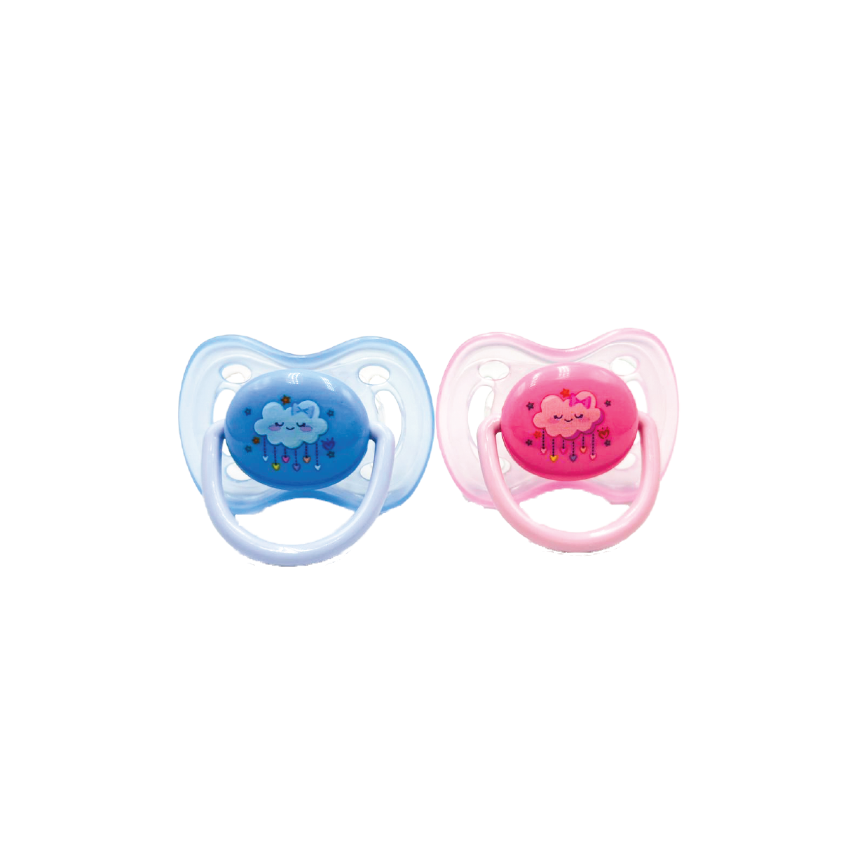 SILICONE PACIFIER WITH COVERS