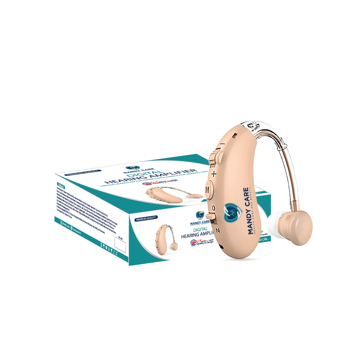 RECHARGEABLE DIGITAL HEARING  AMPLIFIER